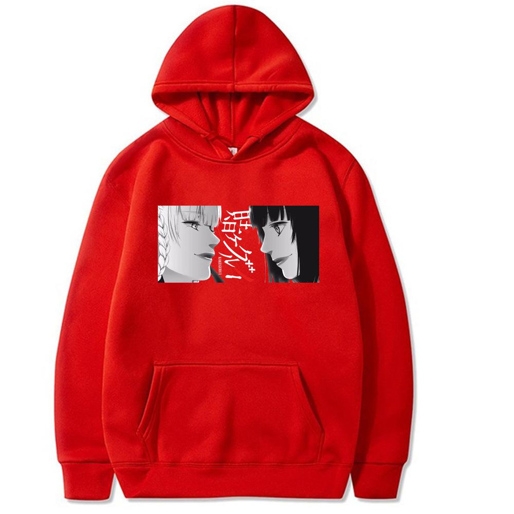 Kakegurui Hoodie Men Women Sweatshirt Print Unisex Streetwear Hip Hop Style Autumn Winter Fashion Tops Clothes Male