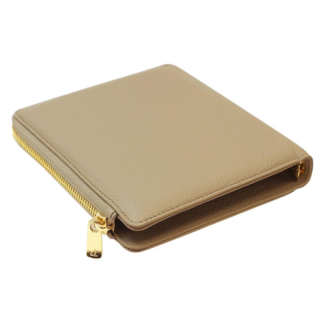 Quo Vadis System Organizer Cover 6 Size L Zip Timer 14 Dusty Pastel Italian Leather Taupe QUOVADIS Timer14 qv937lzdptp [Mini Cover]