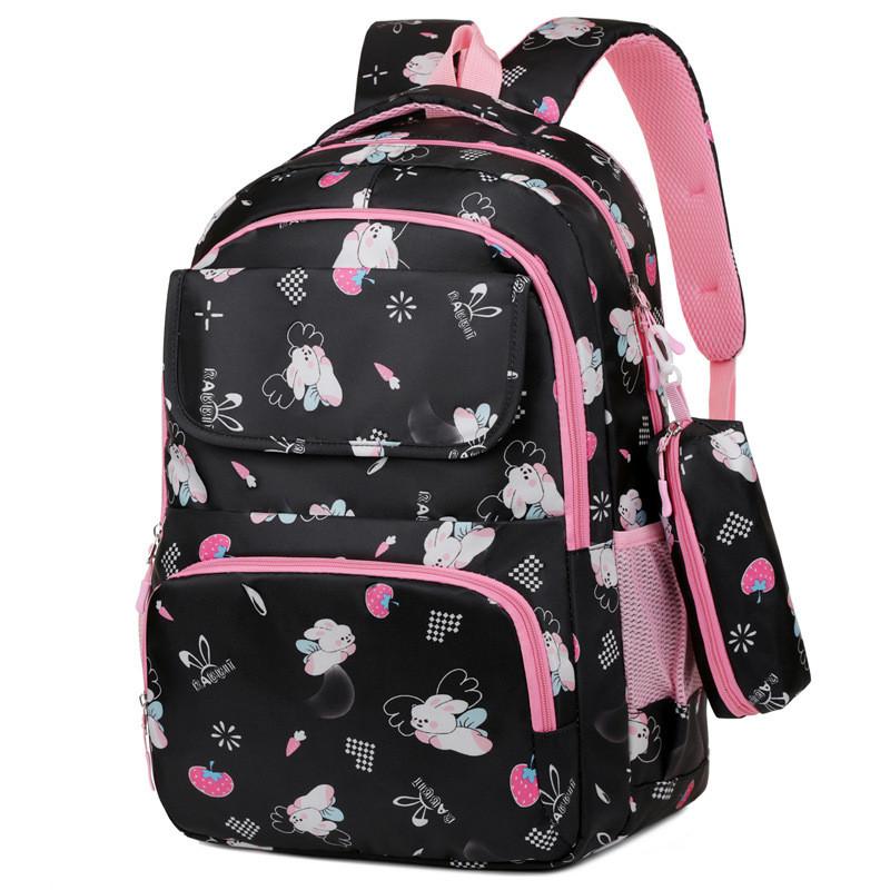 Print Animal Cartoon Children Backpack Durable Breathable Schoolbag Student