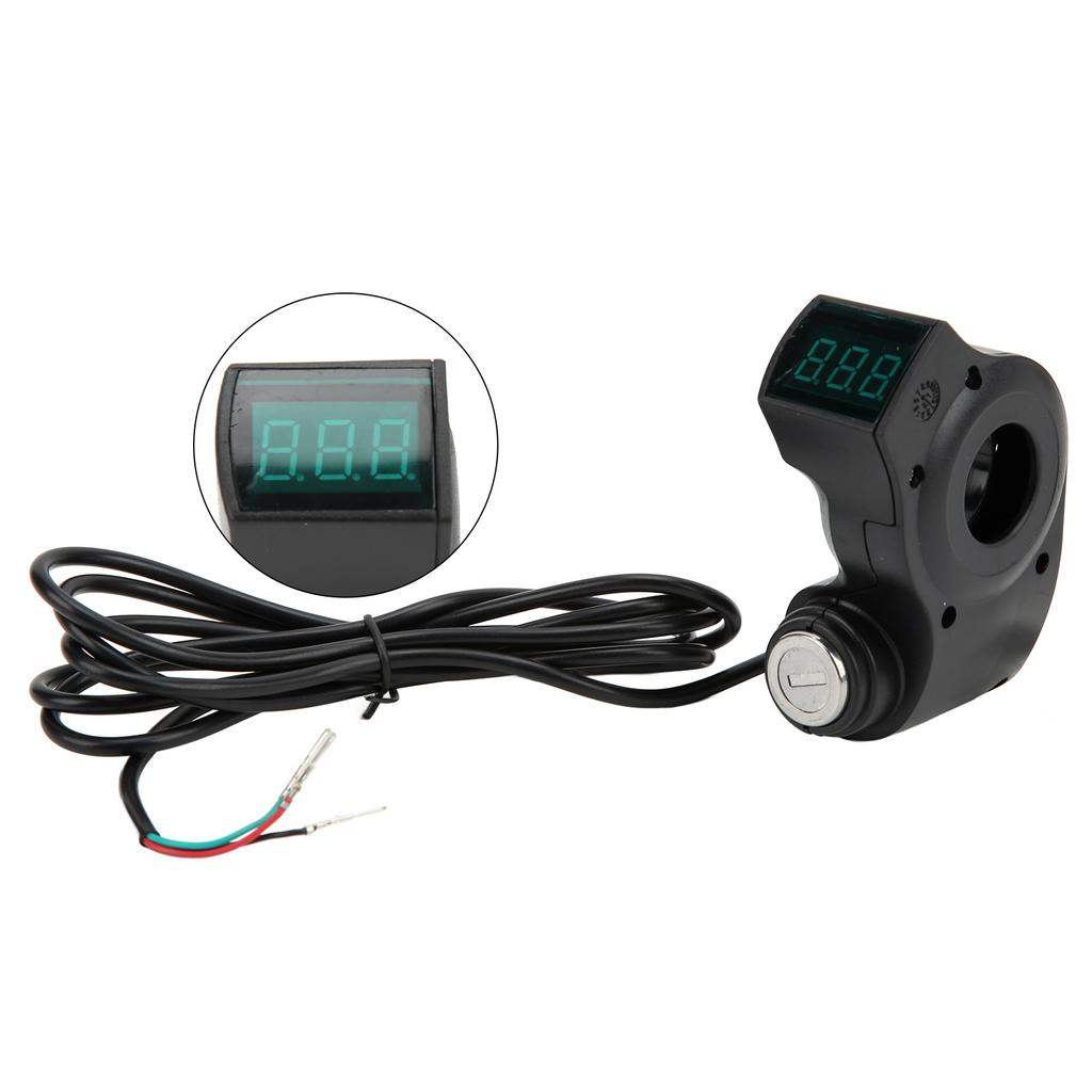 Electric Scooter Ignition Lock 3 Pin Plug One Button Start Scooter Switch Lock with 2 Keys for KUGOO for M4 Scooter