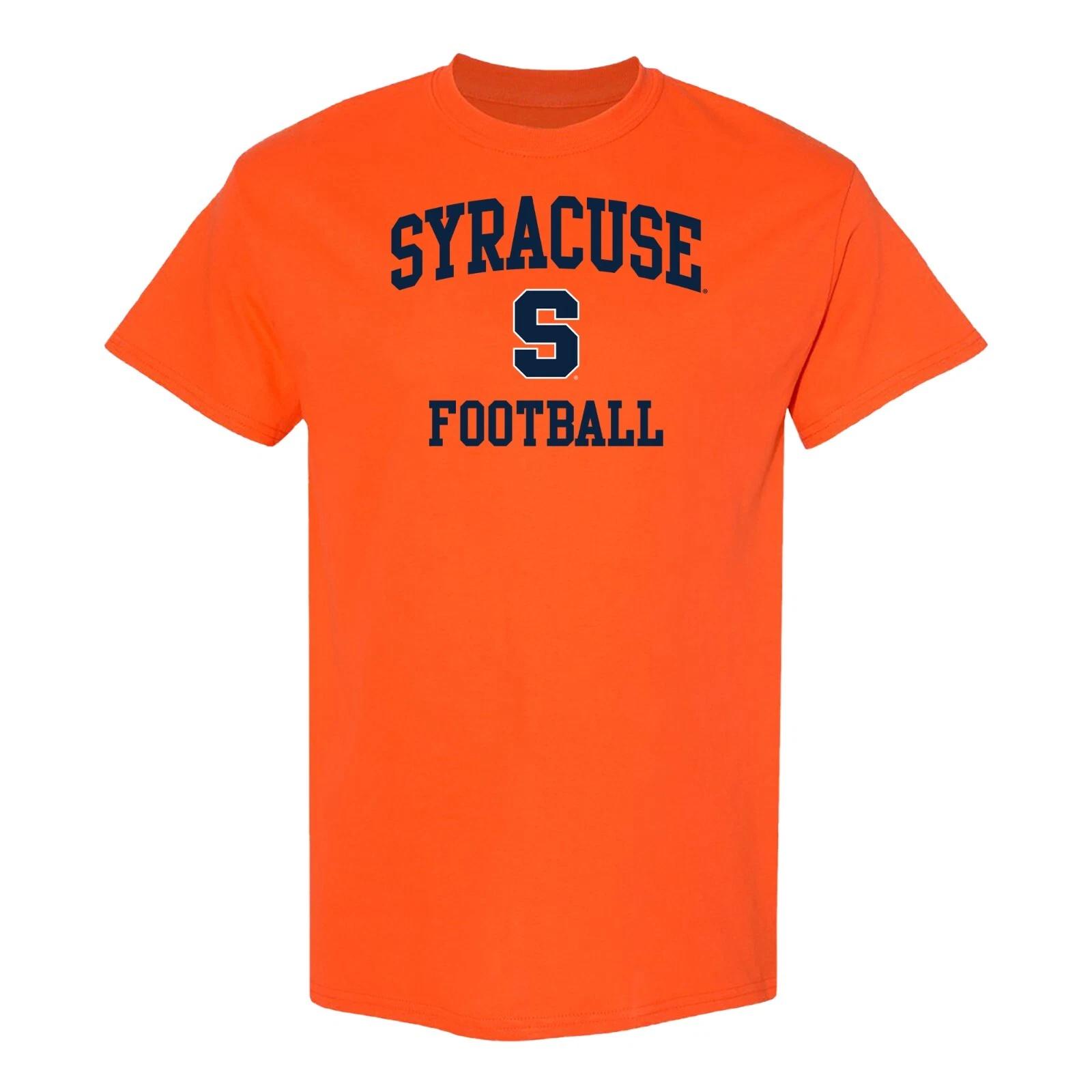 Syracuse Orange Arch Logo Football T-Shirt - Orange S