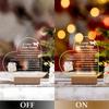 FGYKL-C-DM16841PC Acrylic Luminous Ornament Photography Accessories, USB Base, Memorial Condolence Gift, Heaven Letter Figurines