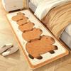 Cute Bedside Cashmere Carpet Capibara Imitation Cashmere Floor Mat,anime Rug