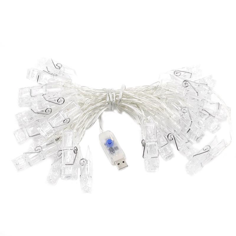 Star Photo Clip String Lights - Creative Room Decoration & Night Light Gift