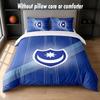 Portsmouth FC Design Bed Bedding Set 1 Duvet Cover + 2 Pillowcases Soft Breathable Household Bed Linens