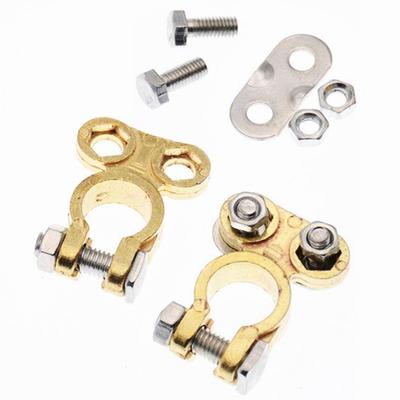 2Pcs Battery Terminals Screw Type Car 12V Battery Terminals Connectors Leisure Clamps For Campervan Van Caravan
