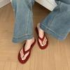 Fashion SUOJIALUN Summer New Candy Color Women Slipper Fashion Slip On Ladies Flat Heel Flip Flop Shoes Soft Casual Vacation Slides Sand