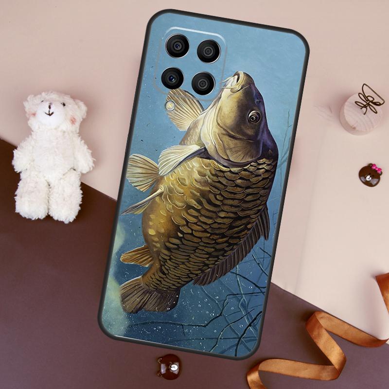 Chub Carp Fish Case For Samsung Galaxy M32 M52 M14 M54 M13 M33 M53 M56 M36 M16 M31 M11 M12 M35 M55 M15 M06