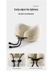 Portable U-Shaped Travel Neck Pillow for Long-Distance Car Rides - Collapsible Cervical Support Pillow