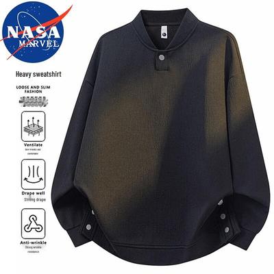 Men's NASA MARVEL Henry Collar Heavyweight Sweatshirt