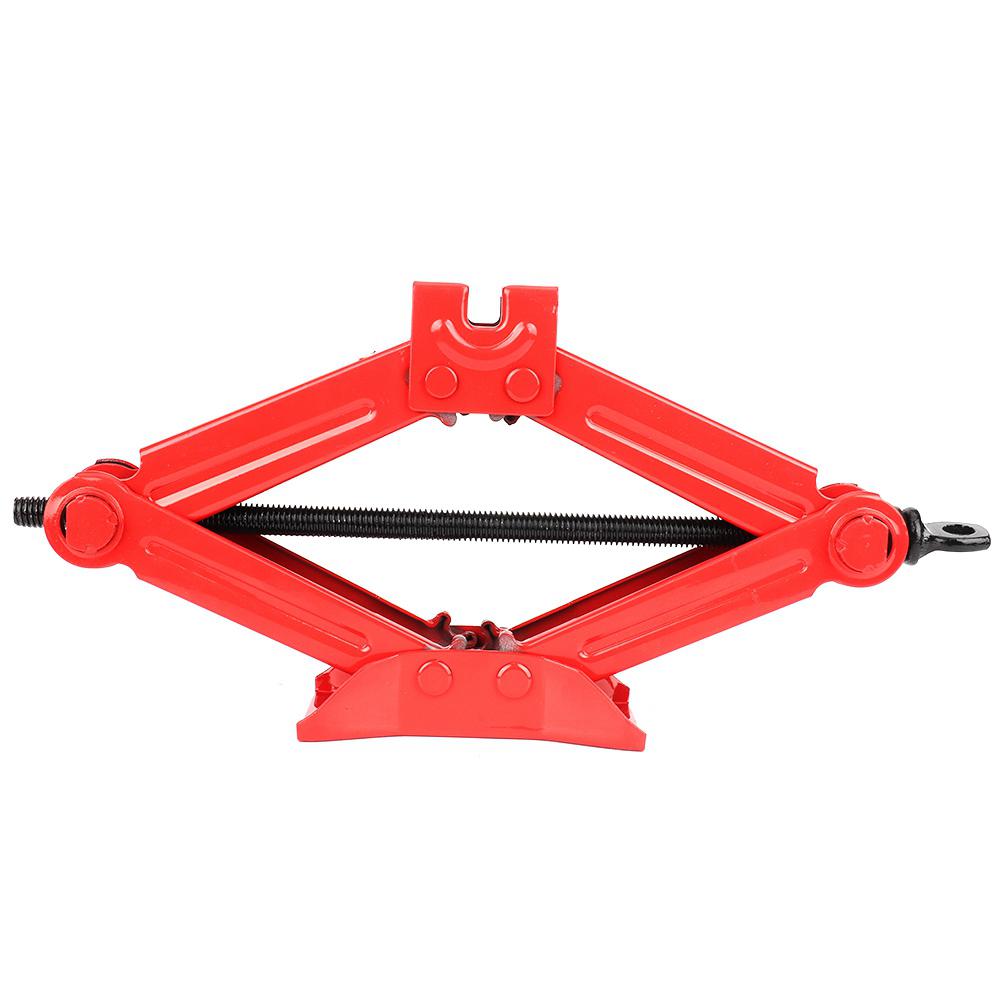 Car Automotive Scissor Jack 45# Steel Chromed Emergency Crank Lift Stand Tool