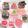 5 /12pcs Set Netherland Oeteldonk Emblem Embroidered Patches 12 Constellation Patch Carnival For Netherland For Clothing Sew Diy 