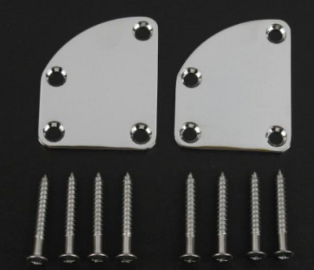 Electric Guitar/Bass Neck Joint Reinforcement Plate - Triangular Musical Instrument Accessory