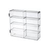 Car Display Box For Hot Wheels Car Model Toy Cabinet Rack Dustproof And Stackable Car Storage Boxes Transparent Organizer Boxes