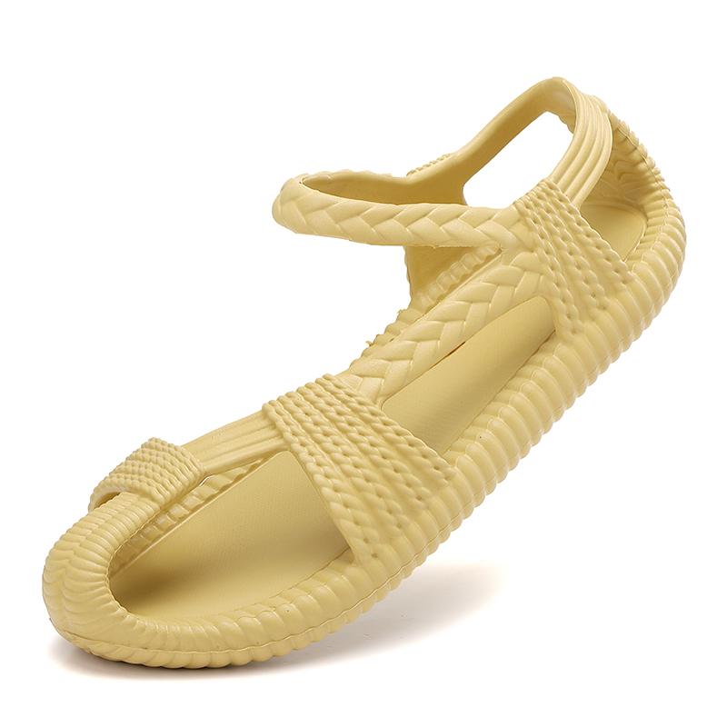 

Модные новые тапочки мужские пляжные сандалии для ходьбы вброд для отдыха и спорта легкие нескользящие мужские туфли удобные мужские туфли 39