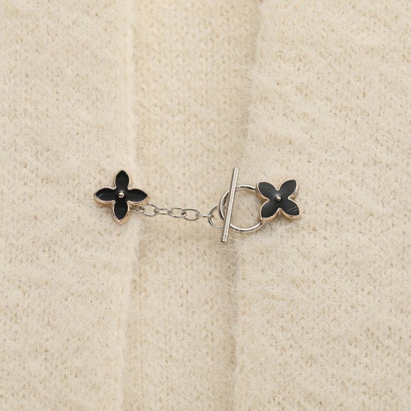 10PCS Metal Cardigan Clip Pullover Clip No Sewing Sweater Shawl Cardigan Clips Brooch Pin Safety Pins for Women Girls