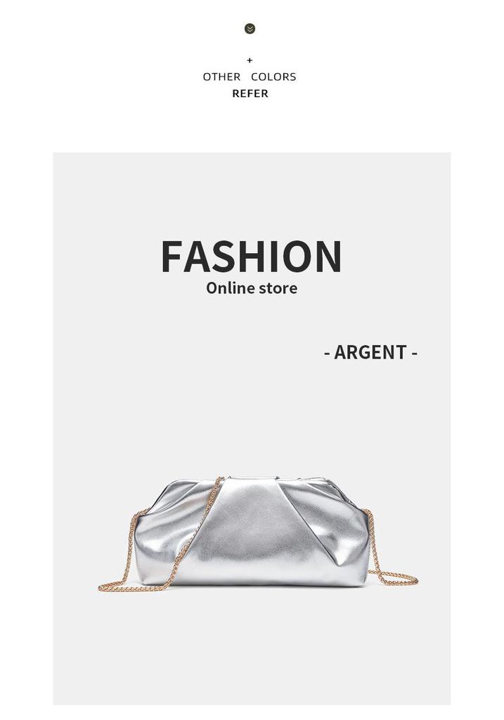 Borsa a Tracolla Catena Oro - Accessorio da Sera Versatile di Lusso da Donna