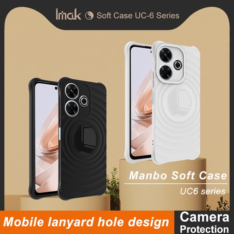 For Redmi 13 4G / Redmi Note 13R 5G / POCO M6 4G Phone Case IMAK UC-6 Matte Soft Case