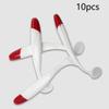 10pcs Soft Lure 5.5/7/9cm Silicon Swimbaits Isca Artificial Worm Soft Bait Fish Wobblers Bass Carp Flying Fishing Lure T Tail