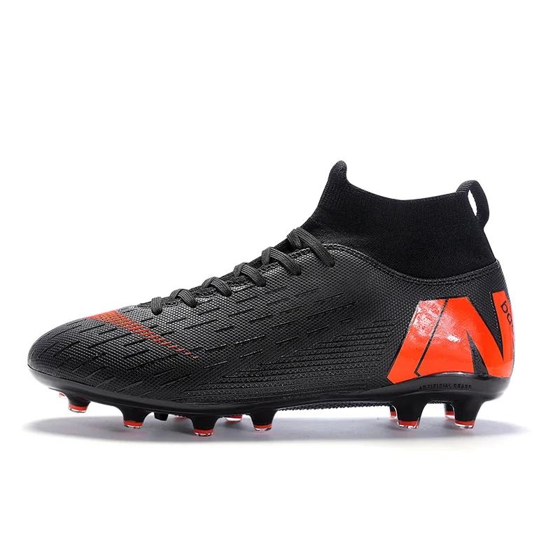 New Soccer Shoes Men Anti-slip Outdoor Grass Training Breathable Football Boots Wear-resistant Lightweight Sports Shoes Men