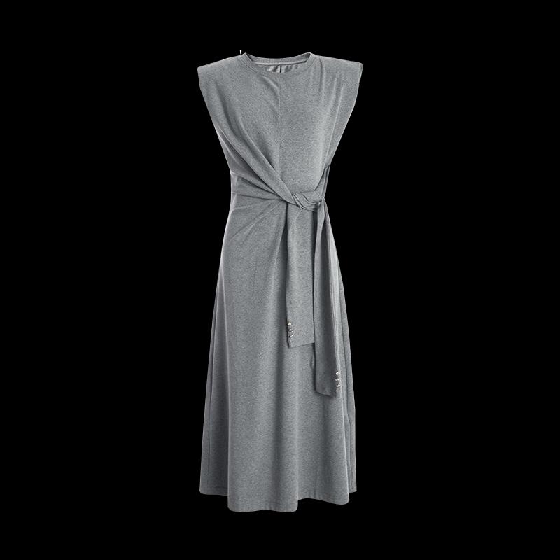 Women's Sleeveless Knitted Midi Dress
