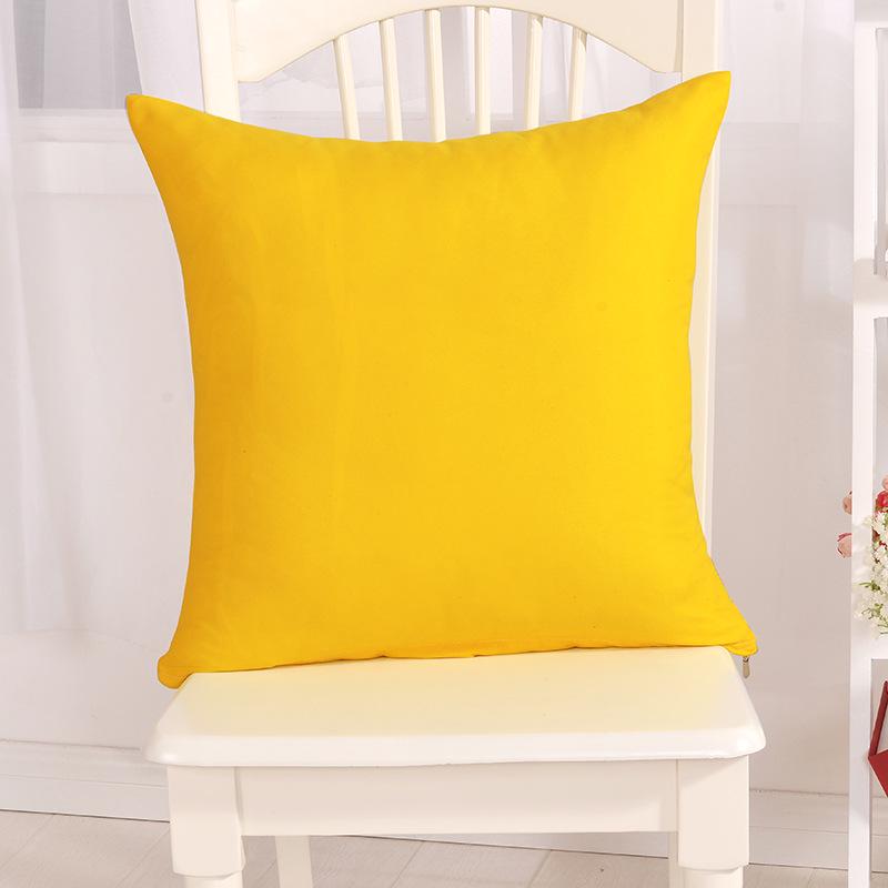 Candy Color Pillow Case Black White Solid Color Pillow Case Covers Ornamental Pillowcases Covers Red Yellow Pink Pillow Case Covers
