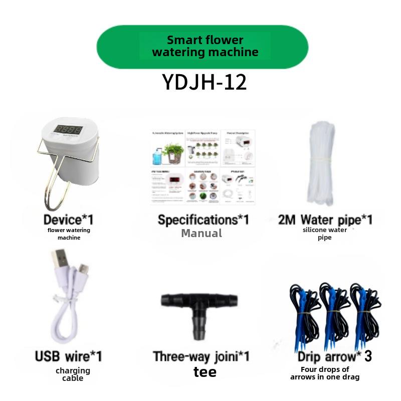 Smart Automatic Plant Watering System with Timer for Gardens and Potted Plants