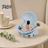 One-piece Molded Tray 3D Printed Shell Jewelry Tray, Decorative Desktop Storage Organizer for Dressing Trinket Dish Table, Opening Rings Earrings And