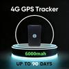 4G GPS Tracker 6000mAh Portable GPS Via Satellite Car Alarm Real-Time GPS Locator Magnetic Tracking Device 90 Days Standby Time