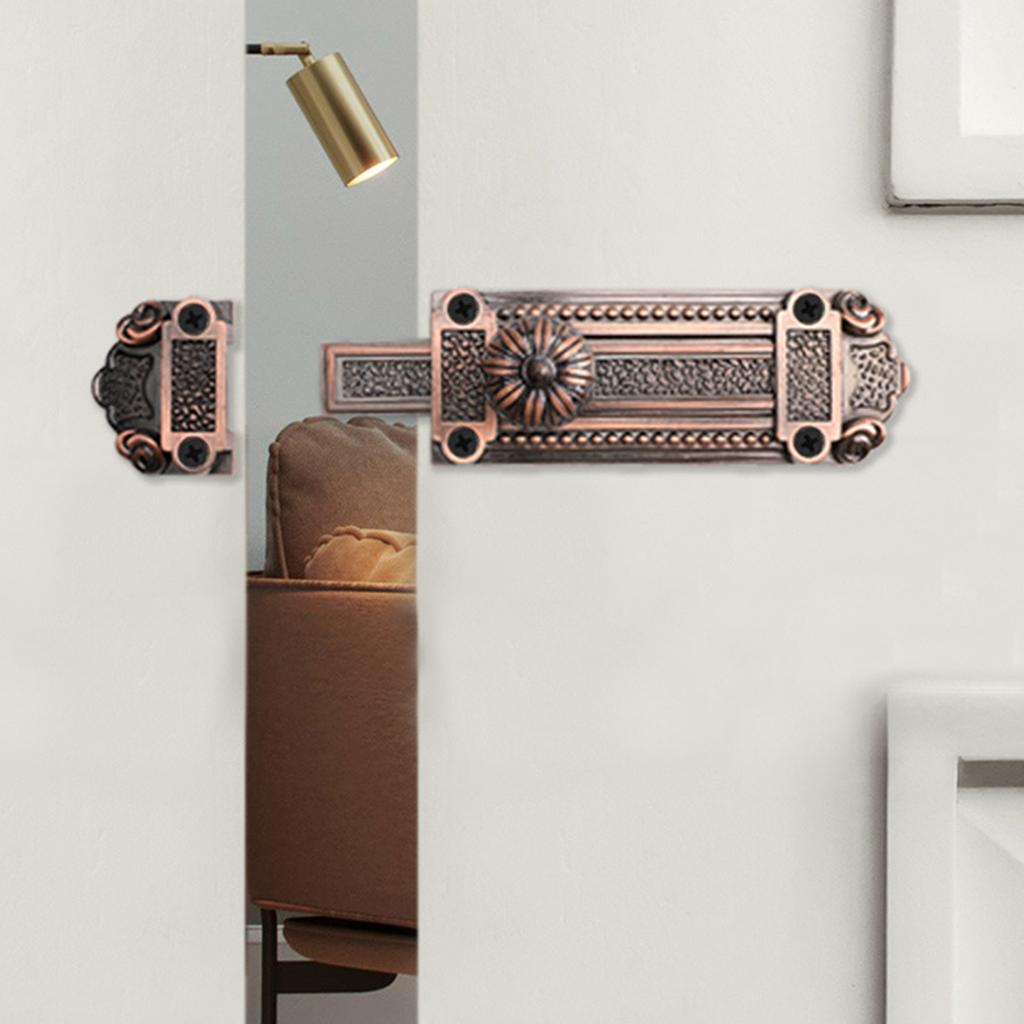 Heavy Duty Solid Thicken Barrel Bolt Vintage Door Security Slide for Latch Lock Zinc Alloy Slide for Latch Lock for Door