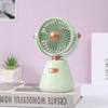 Ventilatore Elettrico Mini a 100 Velocità per Camera da Letto Studenti per Scrivanie - Ventilatore da Tavolo Portatile USB Ricaricabile