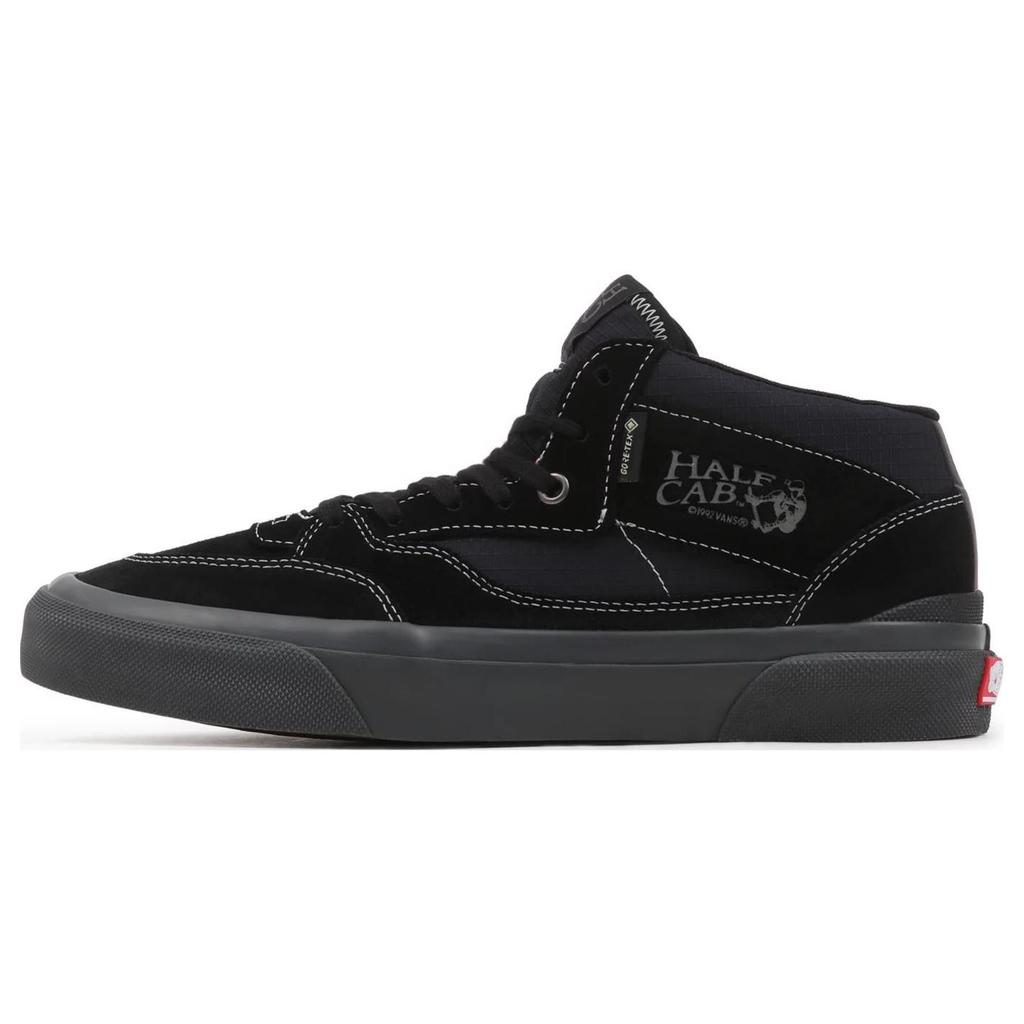 Vans Half Cab 92 Gore-Tex Casual Mid-Top Skate Shoes Unisex Sneakers Black VN0005V4BLK