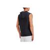Under Armour Ss24 Curry Fleece Hooded Logo Print Breathable Loose Basketball Vest Men Vests Black 1374301-003