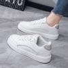Mode NEU Frühling Herbst Luxus Lässig Leder Weiße Sneaker Mädchen Damen Flache Plateau Schuhe Designer Mode Laufschuhe für Frauen