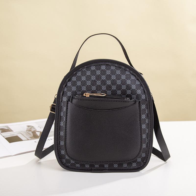 Women's Bag, New Trendy Printing, Portable Backpack, Casual and Simple Mobile Phone Small Schoolbag, One Generation