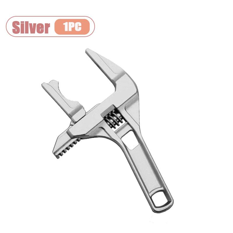 

1-10PCS Multi-Function Bathroom Wrench Short Handle Plumbing Tool for Faucet and Sink Installation Large Opening Spanner