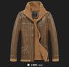 European code custom-made European and American autumn and winter men's clothing pu fur integrated jacket jacket tide