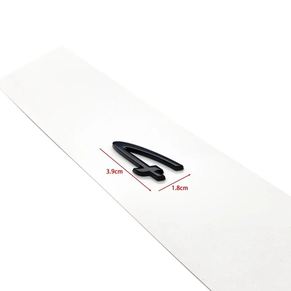 AUQ1 1pcs 4 S ABS New Car logo Fender side sticker Rear Bumper tail door trunk sticker car rear Emblem sticker styling Accessories
