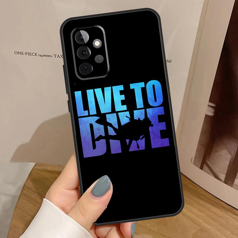 Scuba Diver Diving Case For Samsung Galaxy A56 A36 A16 A06 A13 A33 A53 A52 A32 A12 A54 A34 A14 A35 A55 A17 A15