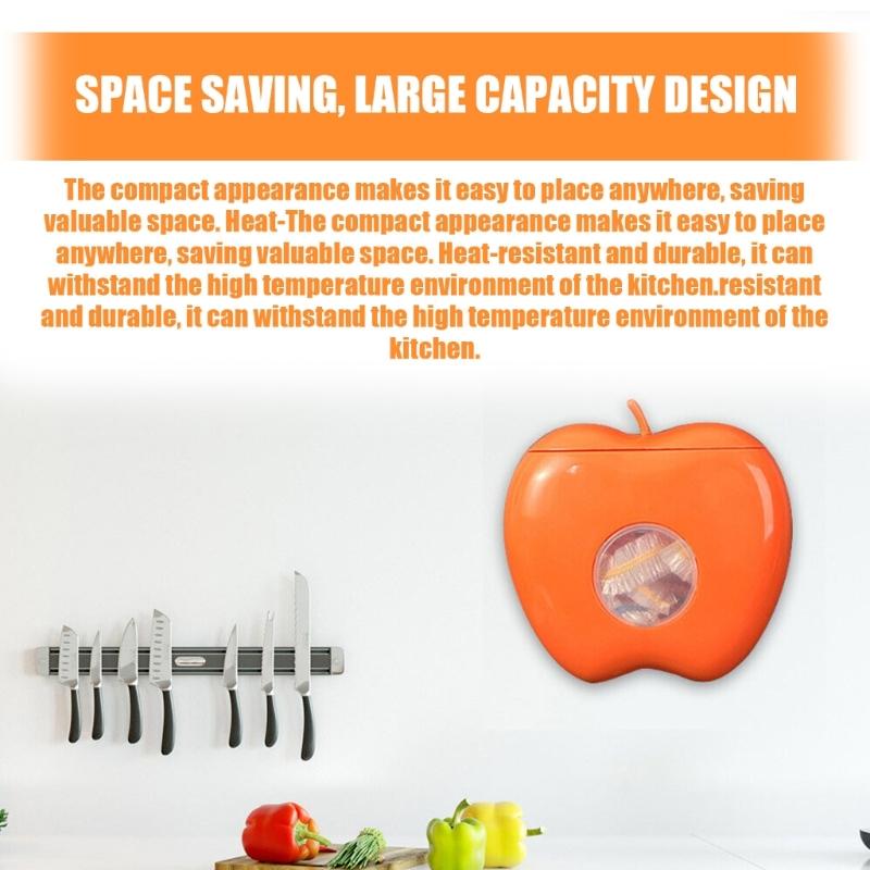 Practical Plastic Film Organizer Box Practical Food Wrap Storage Box Food Cover Cling Film Wrap Organizer