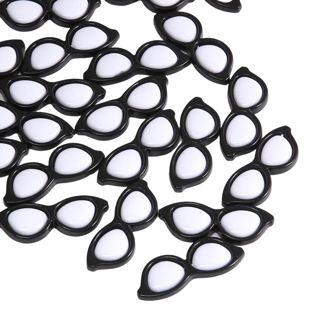 10 Buc. Acrilic Drăguț Cool Circular Ochelari Accesorii DIY