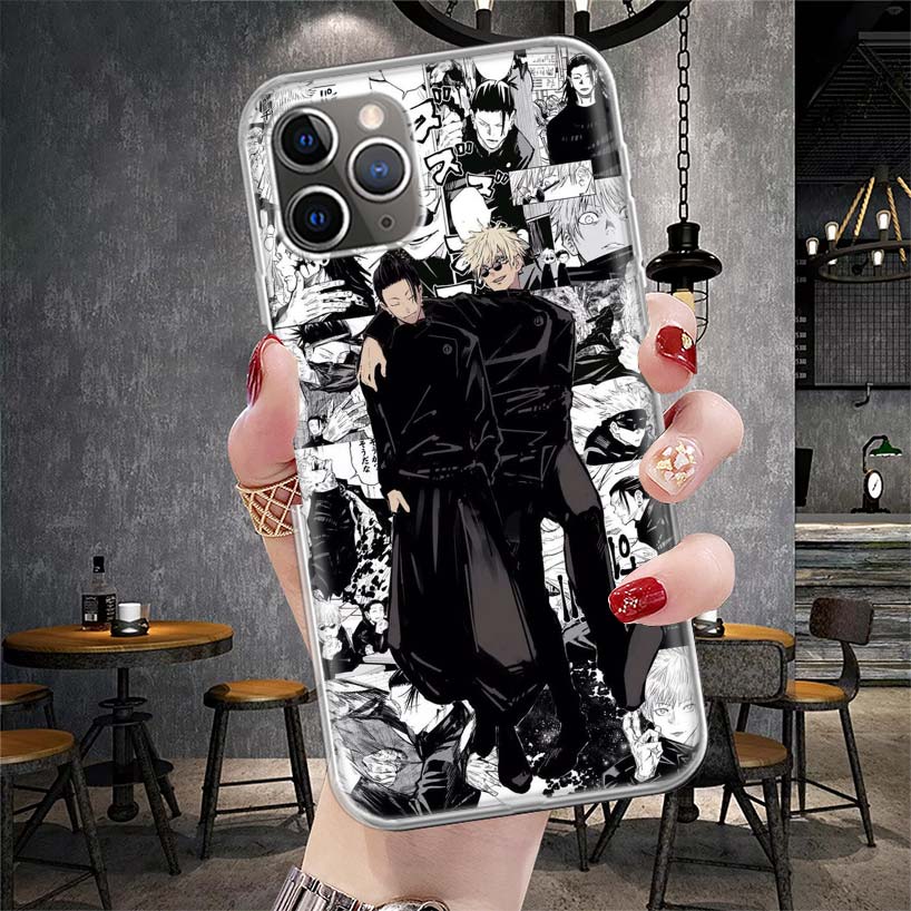

JujuKaisen Geto Suguru Soft Phone Case For IPhone 11 17 Air 16E 16 Pro Max 15 + 14 Plus 13 Mini 12 Apple 7 SE 8 Fundas Coque 11 iPhone 17