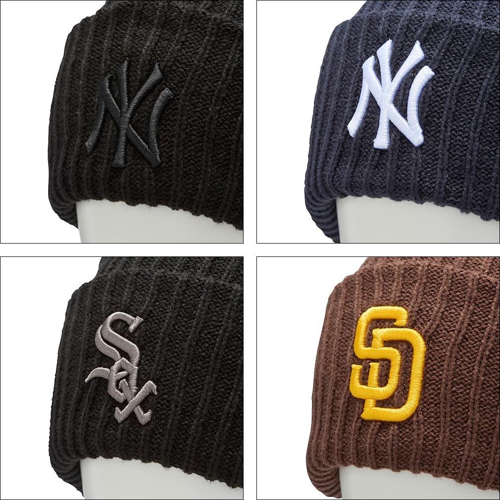 Forty Seven Dodgers Knit Free 47brand486 '47 Cap/Beanie, Men's, Size, Black/Navy,