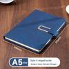 A5 Sheepskin Soft Leather Notebook – Customizable, Logo Printable, Thick Business Office Design