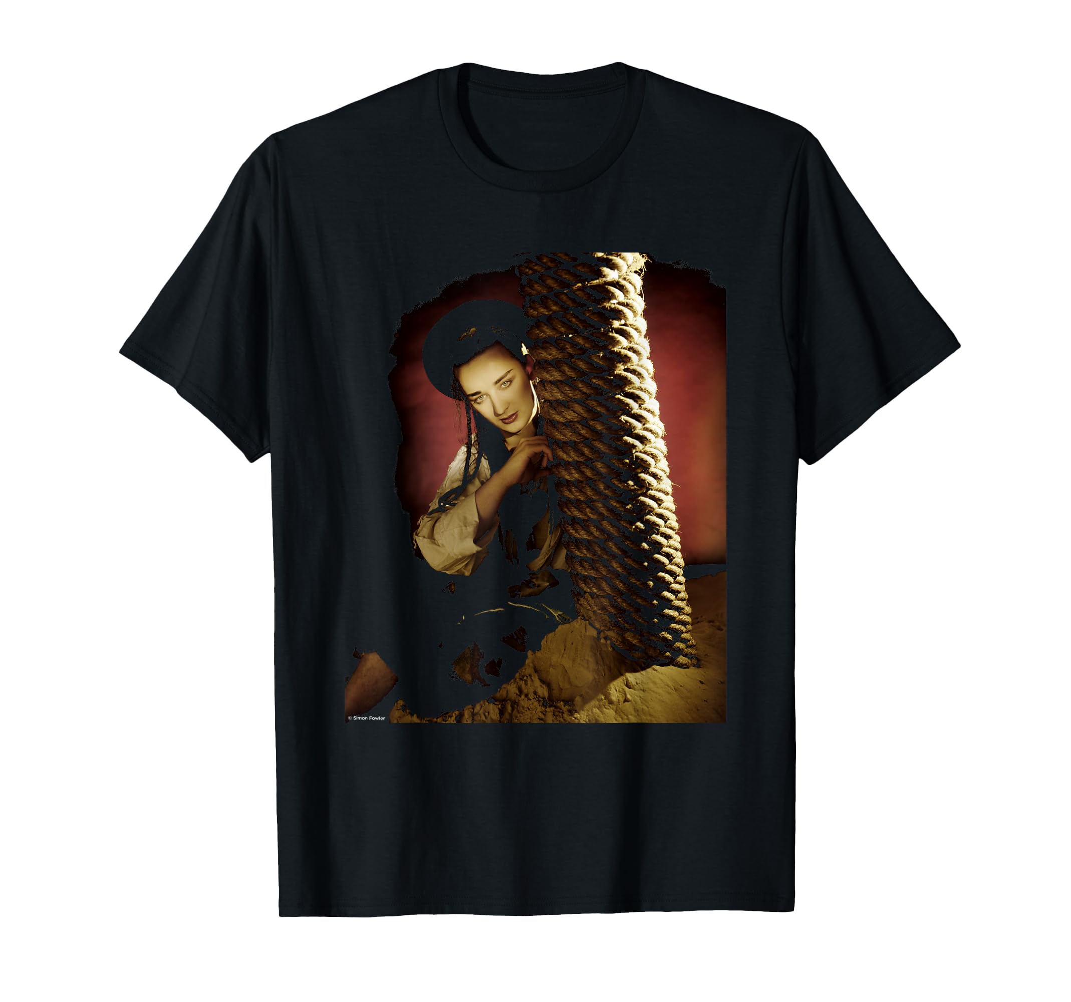 Culture Club pop singer Boy George Simon Fowler T-shirt
