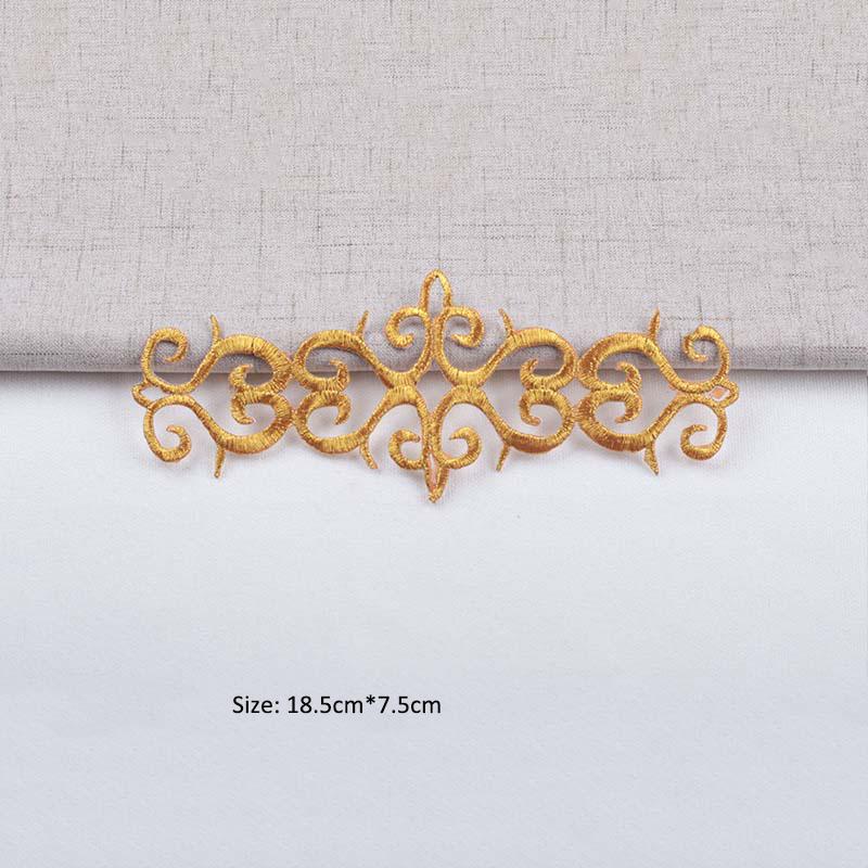 Diy Garment Decorative Hotfix Accessories Patch Sticker Embroidery Costume Dress Bag Hat Edge Embellished Iron-on Applique Patch