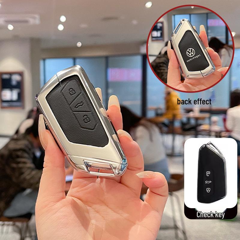Compatible Key Case for Volkswagen Golf 8, ID4, Lingdu, Lanxun, ID3, Tiguan L, Passat Pro, and Touareg.
