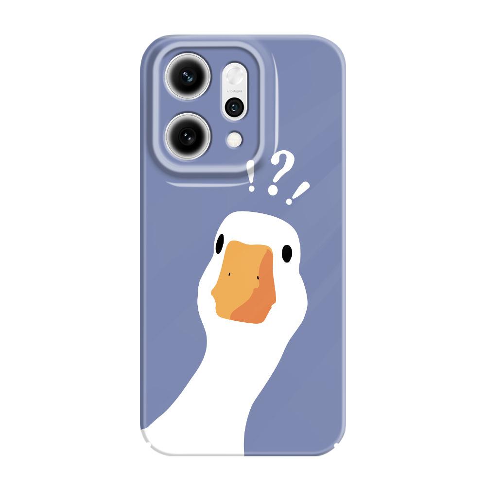 

Doubt Duck Phone Case For OPPO Reno 14 14F 13 13F 12 12F 11 11F 10 8 8Z 8T 7 7Z Pro 4G 5G Film Hard Cover OPPO Reno 14