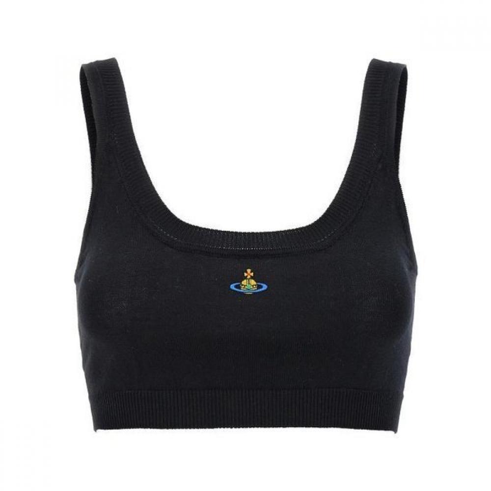 

24ss Vivienne WesTwood Футболка без рукавов 1803003zy001bn402 Черная M (95 around)