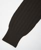 BIRBANTE Washable Cotton Square Round Knit - Dark Brown